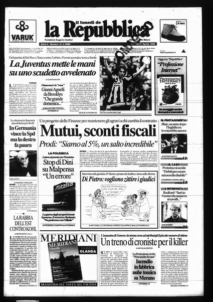 Il lunedì de La repubblica